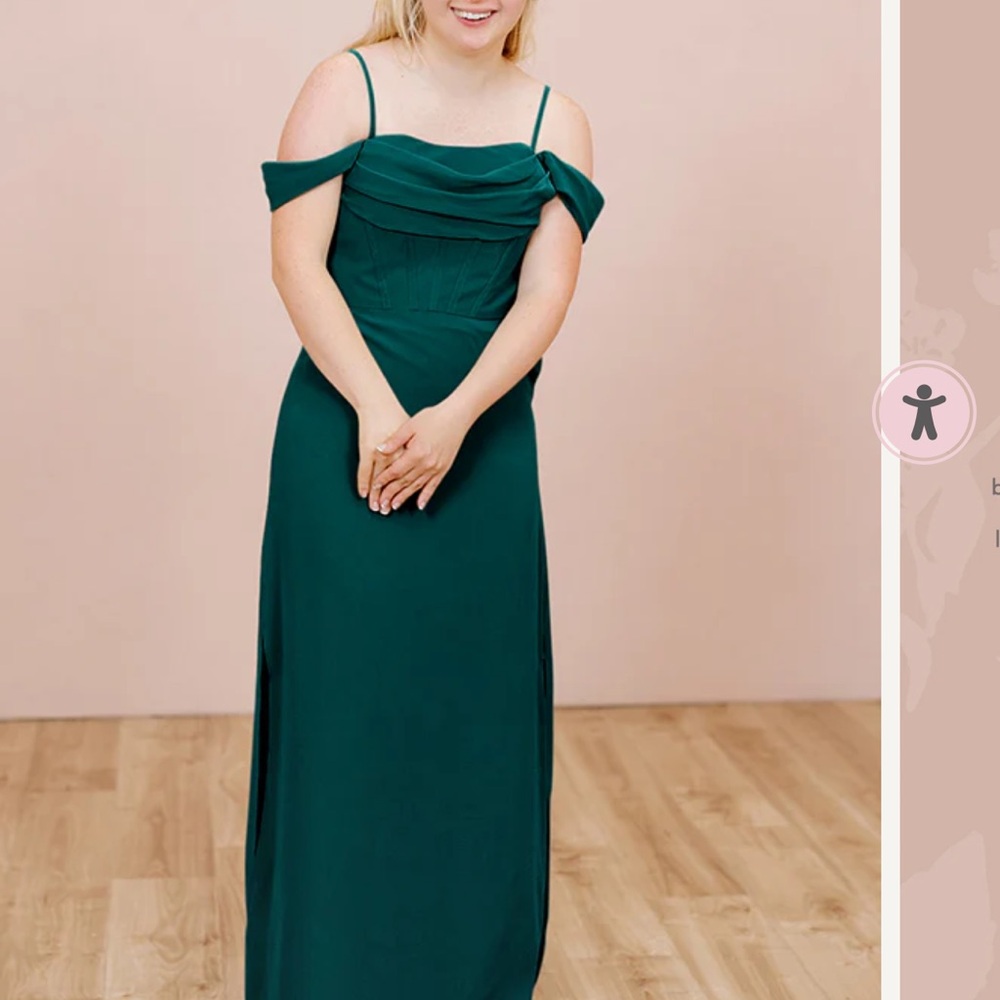 Revelry Emerald Green London Convertible Gown